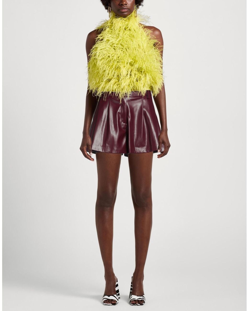 Gaelle Paris Purple Shorts & Bermuda Shorts Polyester