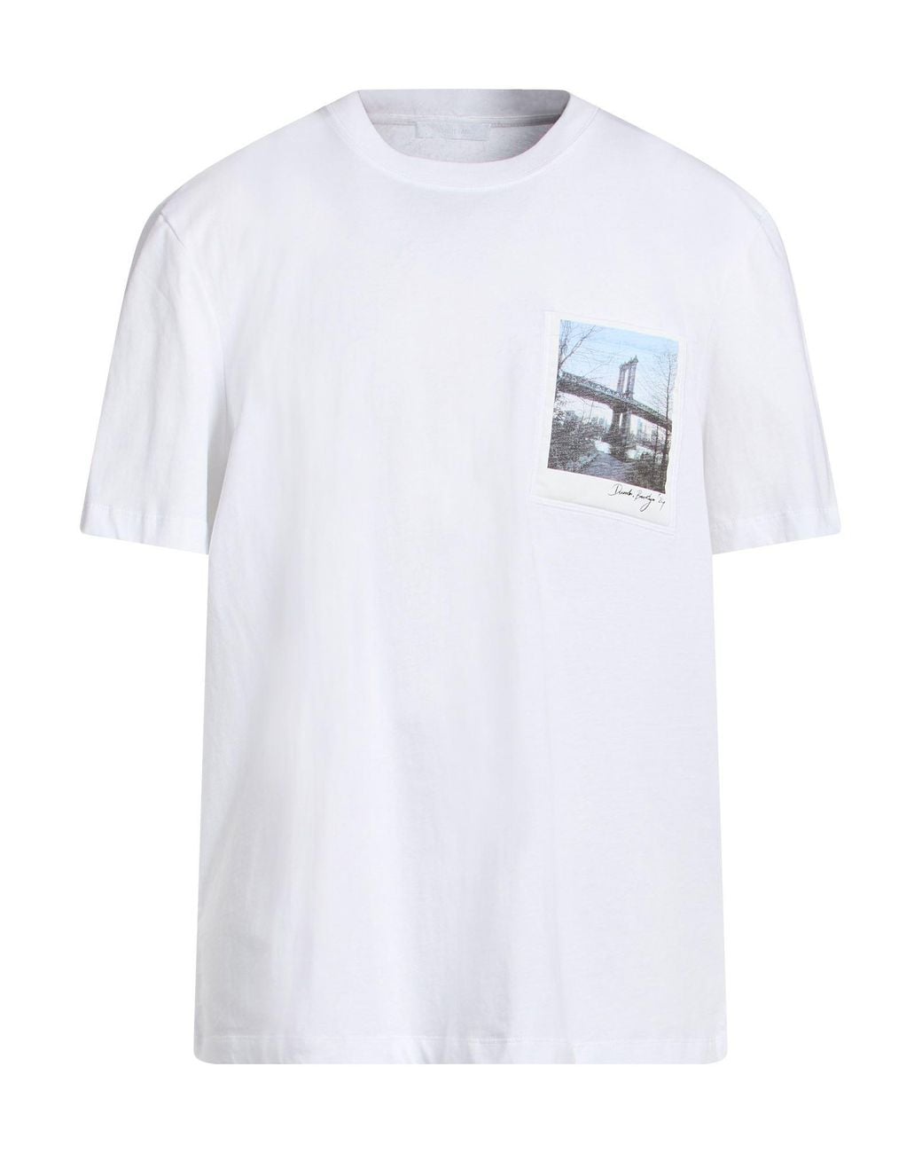 Helmut Lang White T-Shirt Cotton for men