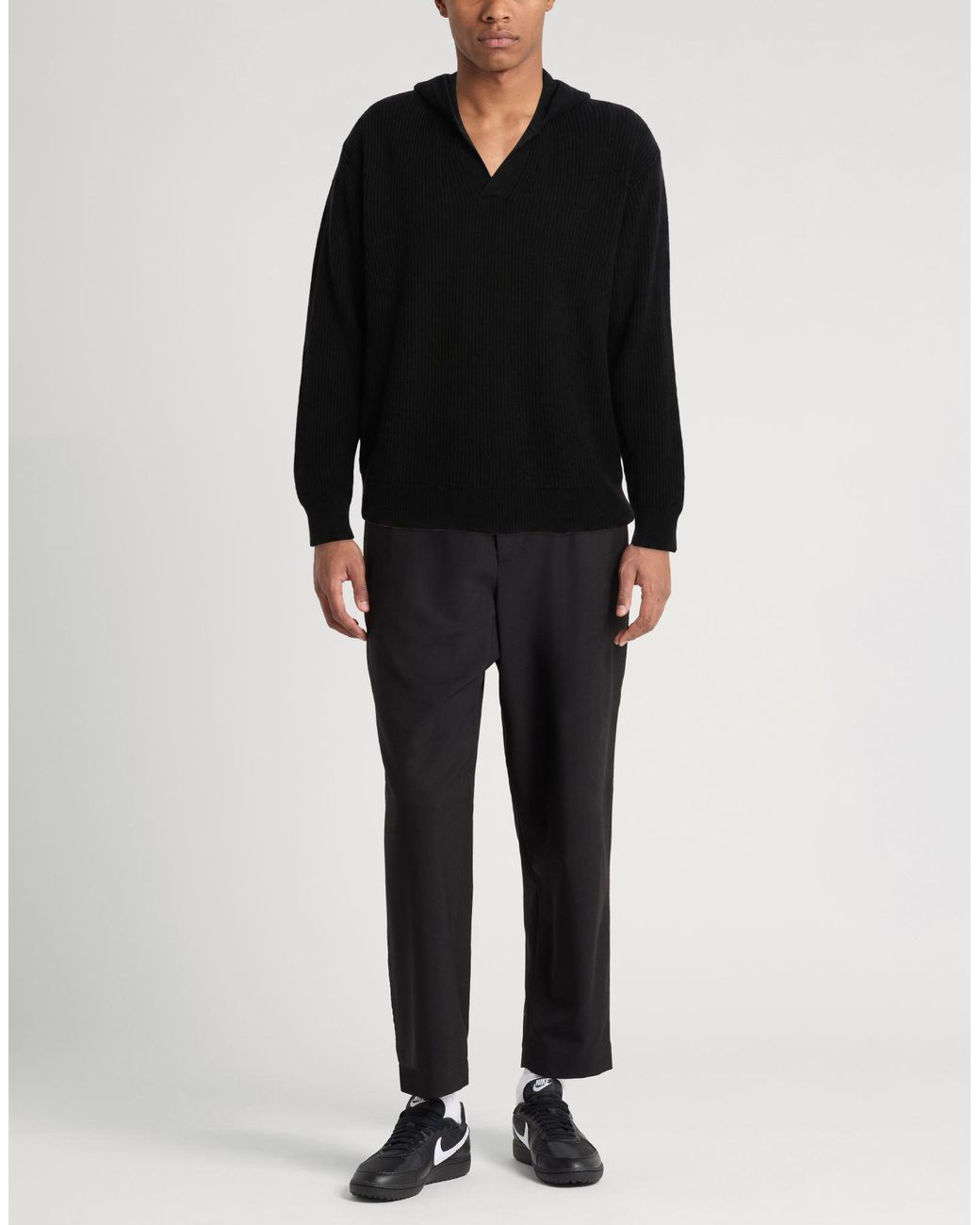 Laneus Black Jumper for men