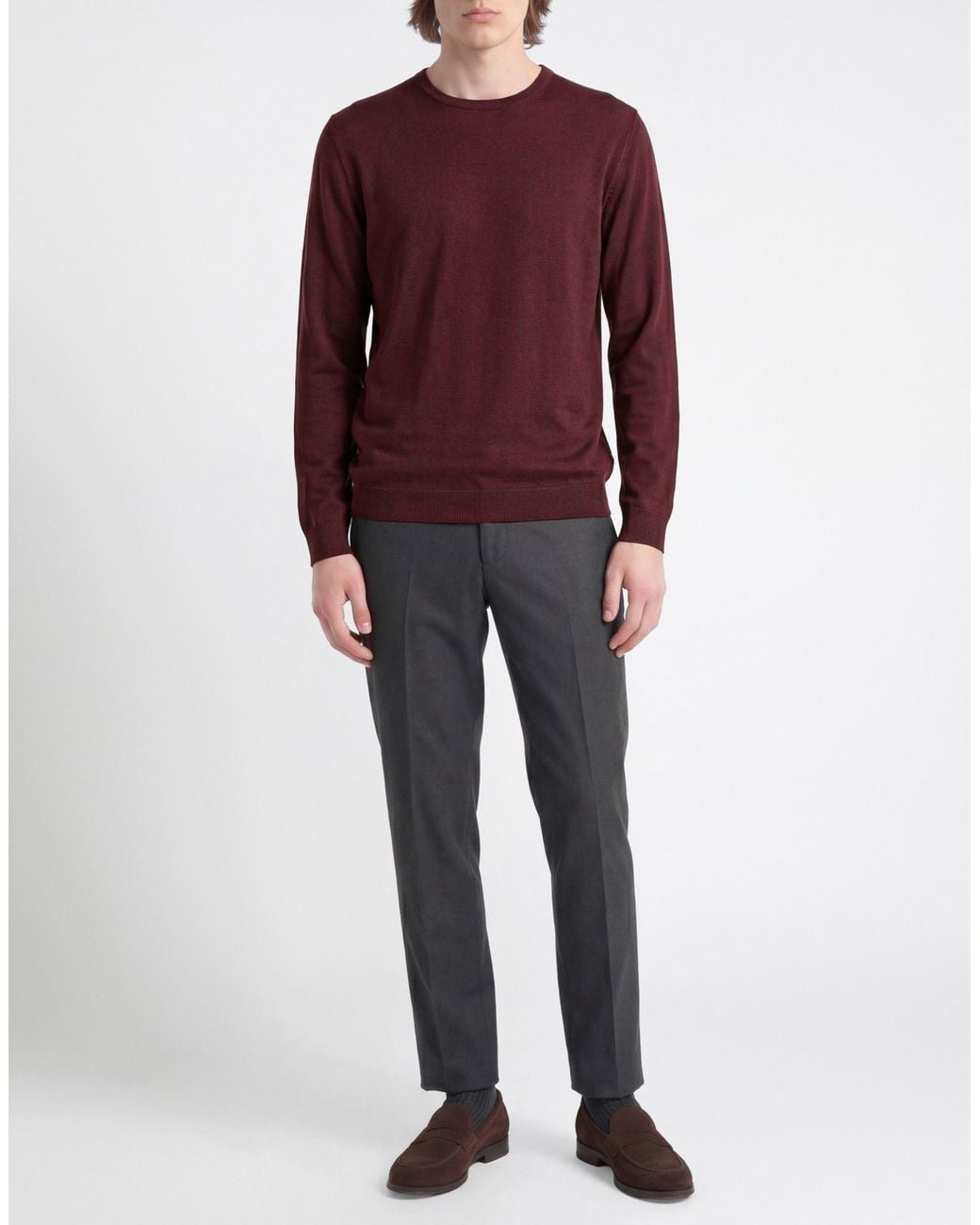 Roberto Collina Purple Jumper for men