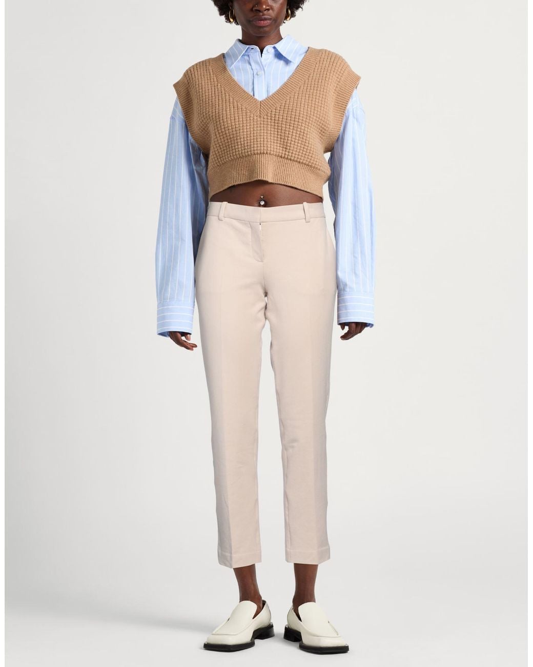 Circolo 1901 Natural Trouser