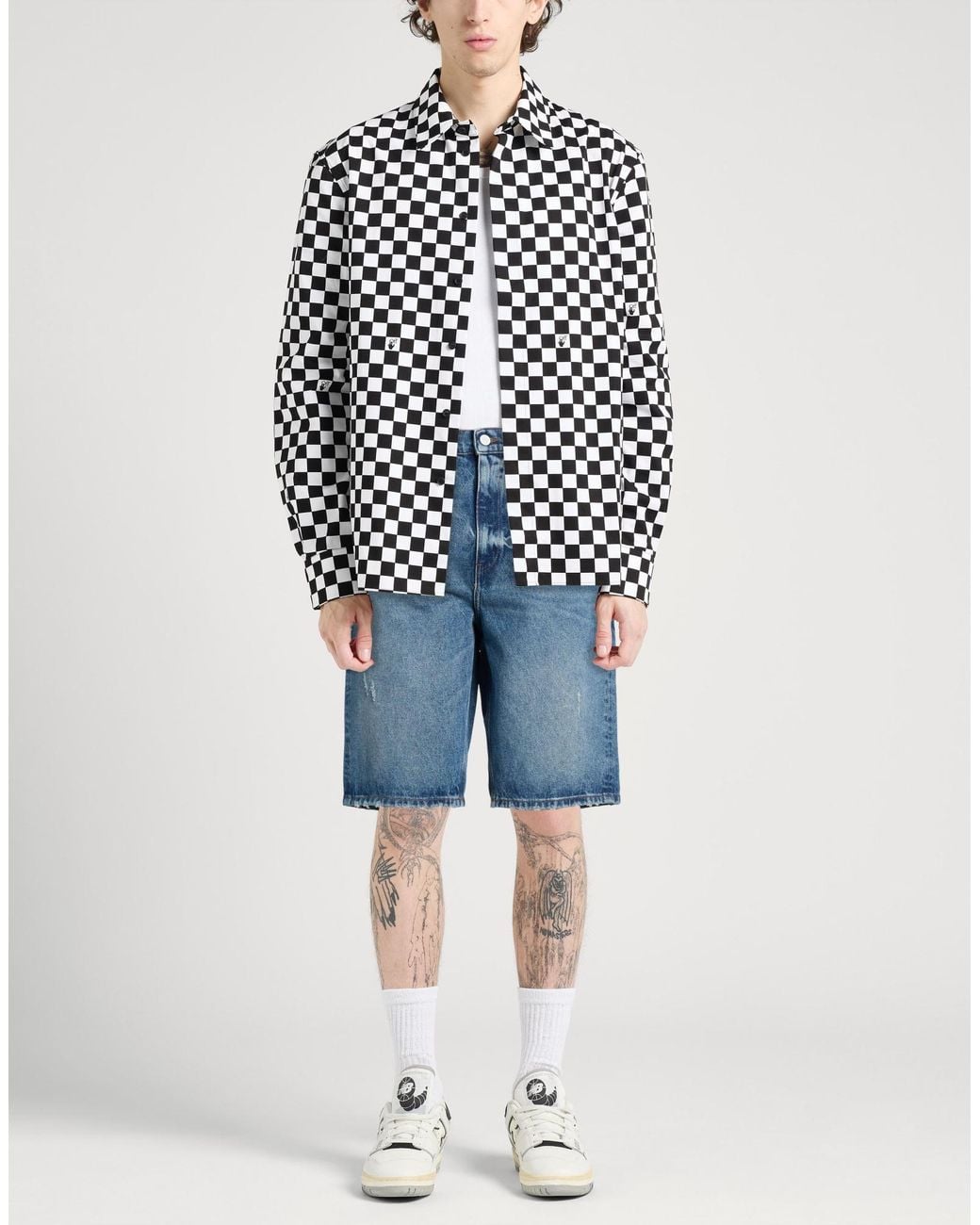 Amish Supplies Blue Denim Shorts Cotton for men