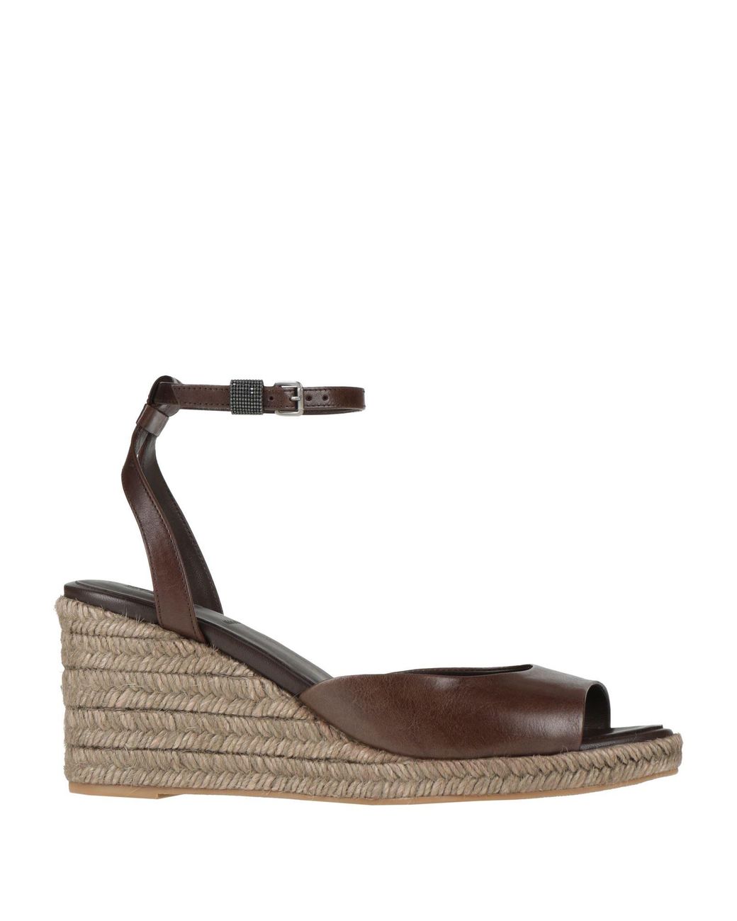 Brunello Cucinelli White Espadrilles Leather