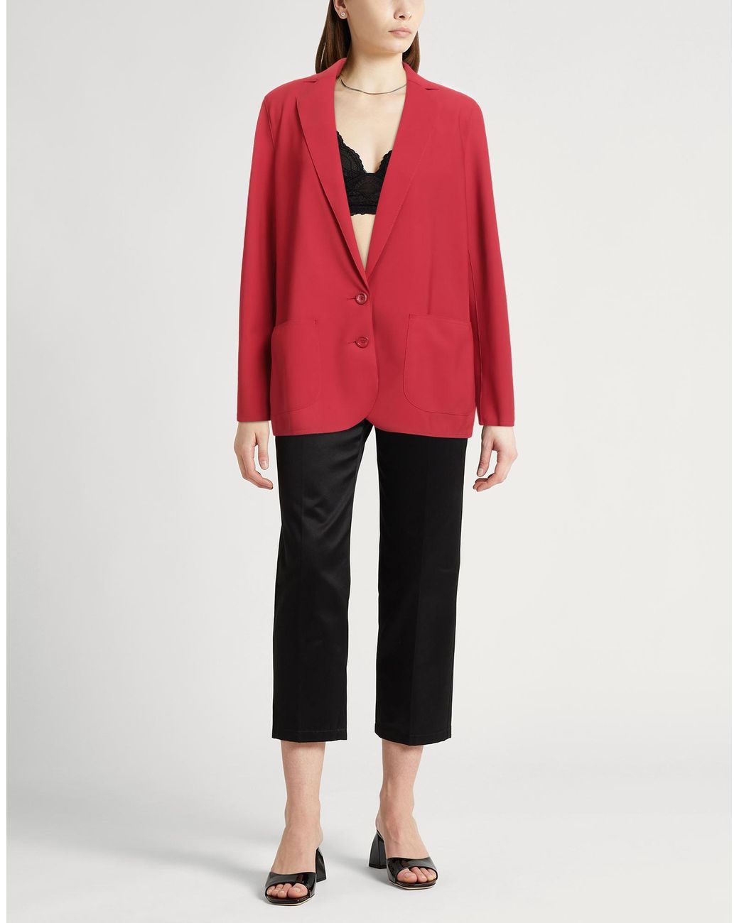 Herno Red Blazer