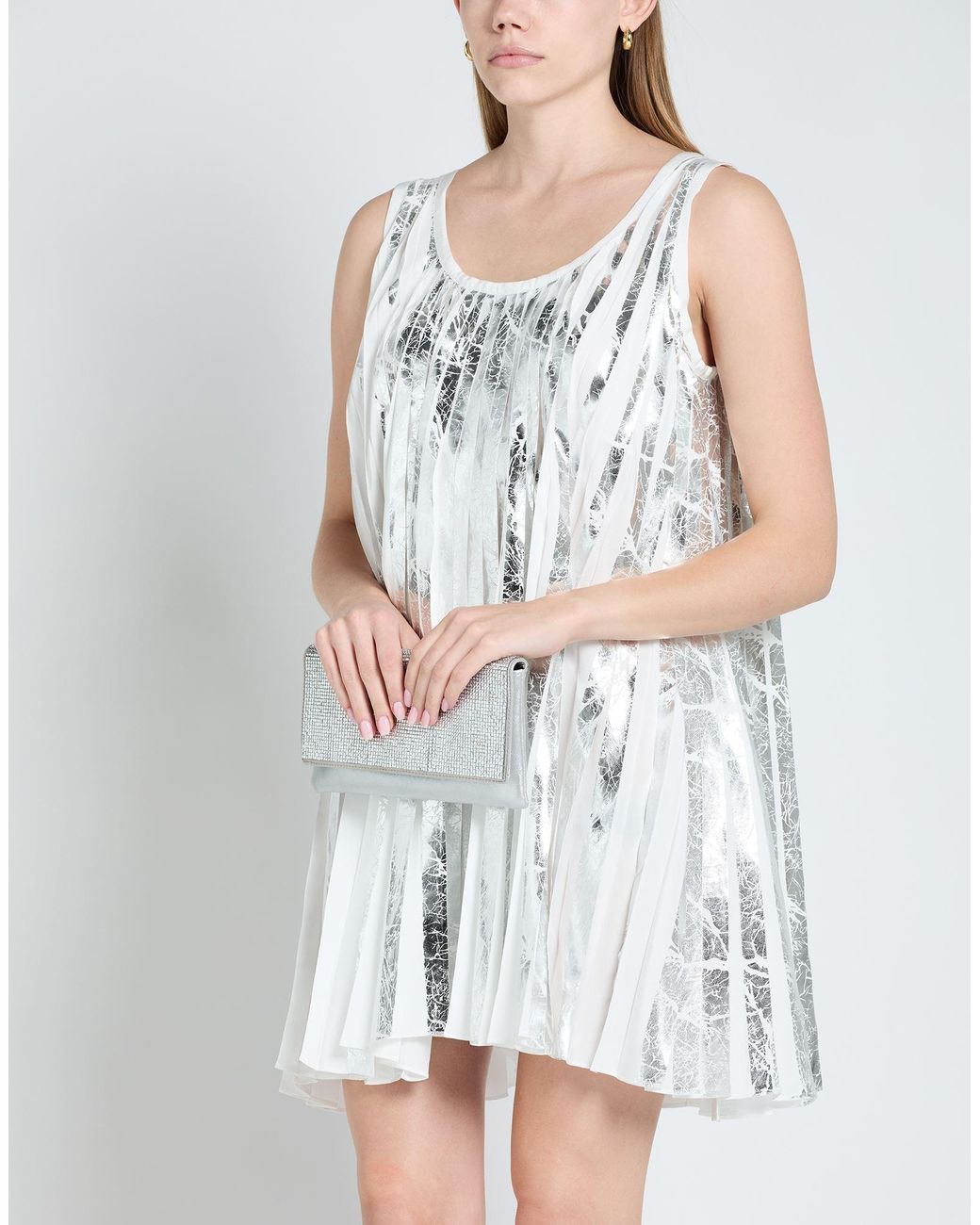 AZ FACTORY White Mini Dress Polyester