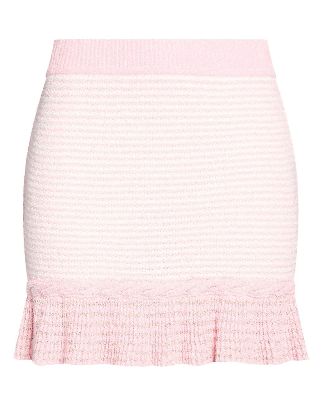 LoveShackFancy Pink Mini Skirt