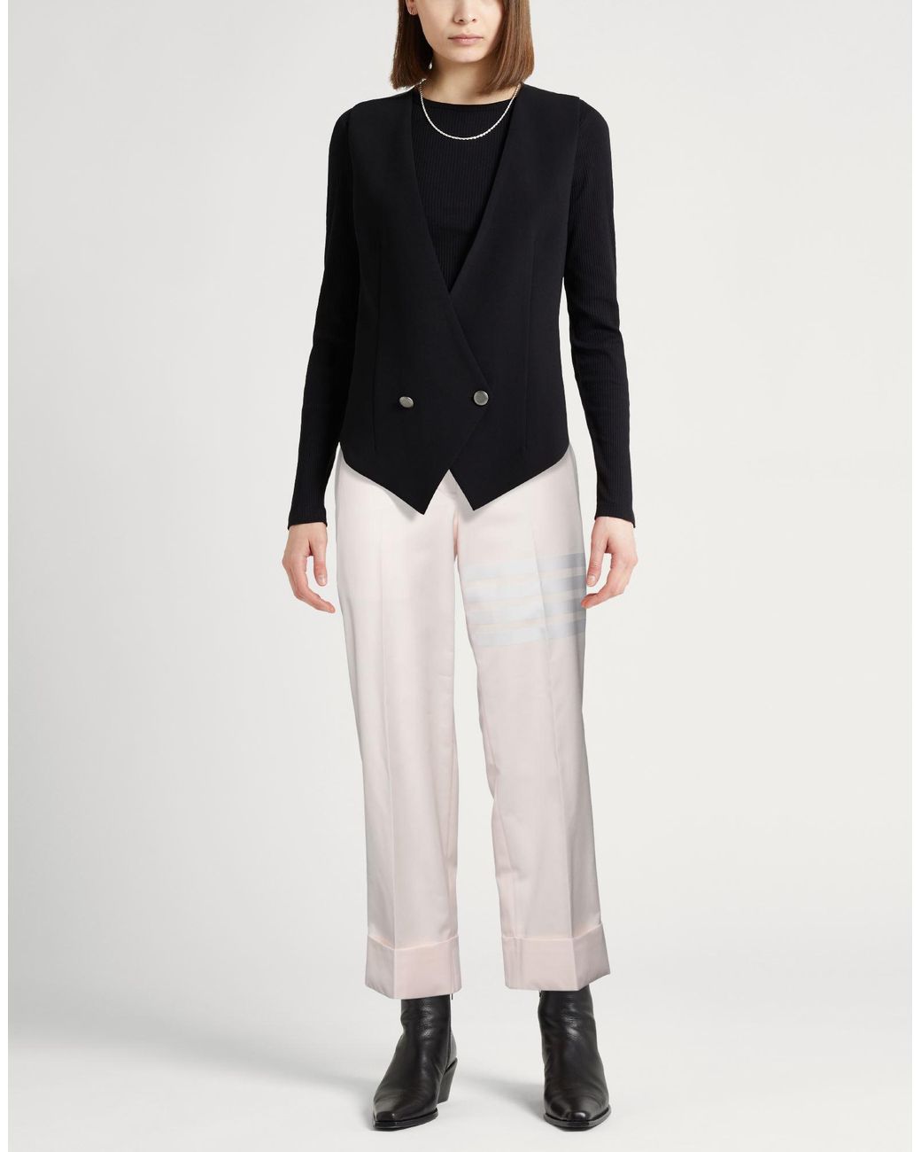 Thom Browne White Pants Cotton