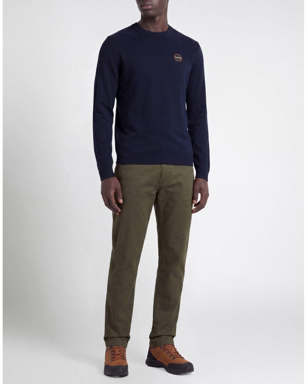 Napapijri Blue Sweater Cotton for men