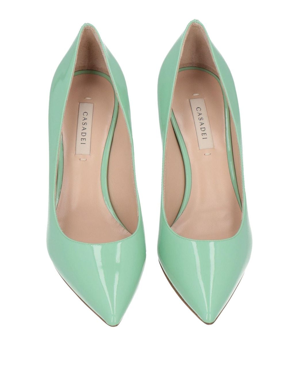 Casadei Green Light Pumps Leather