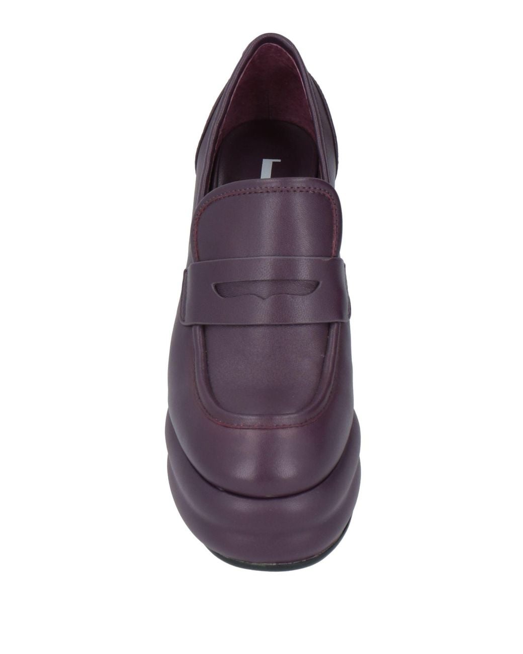 Jeannot Purple Loafers Leather