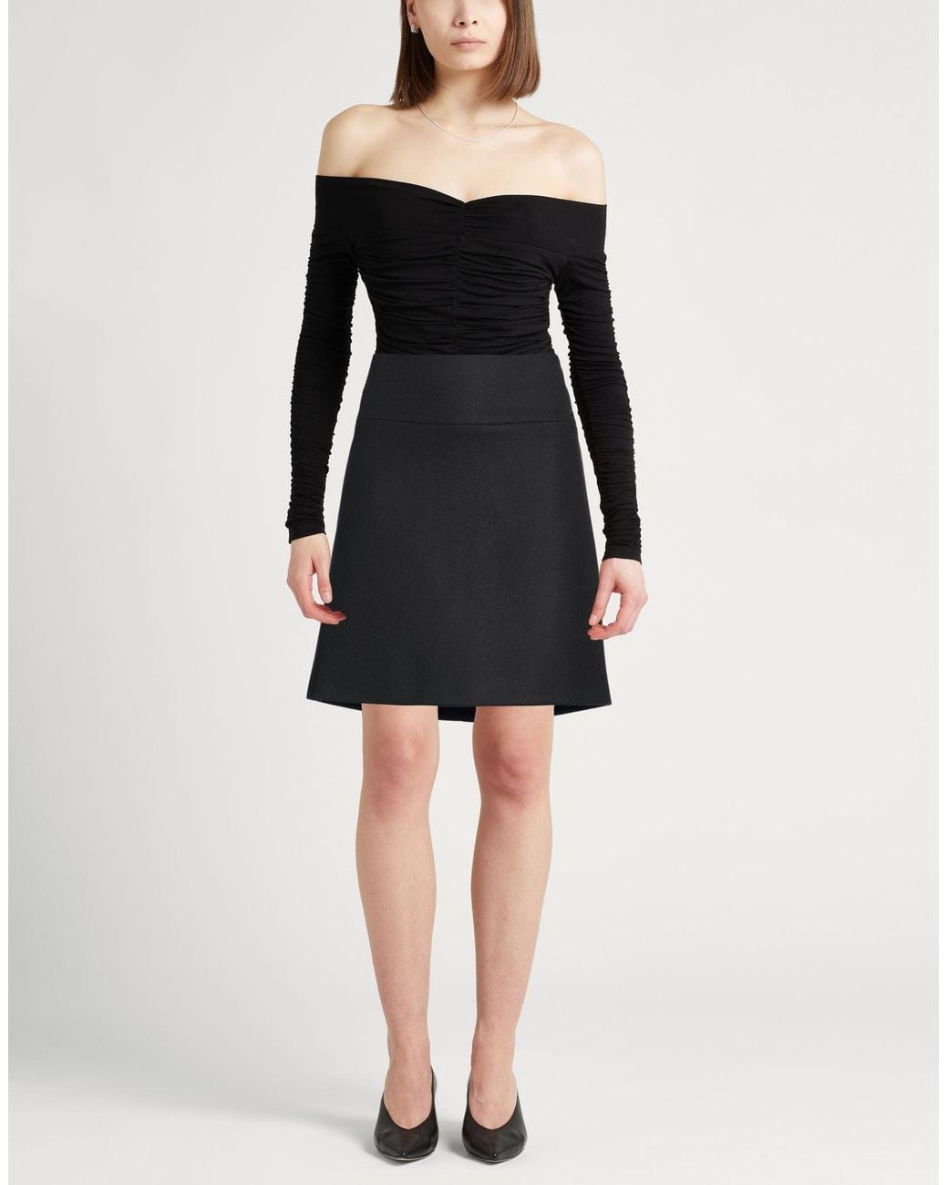 Fay Black Mini Skirt