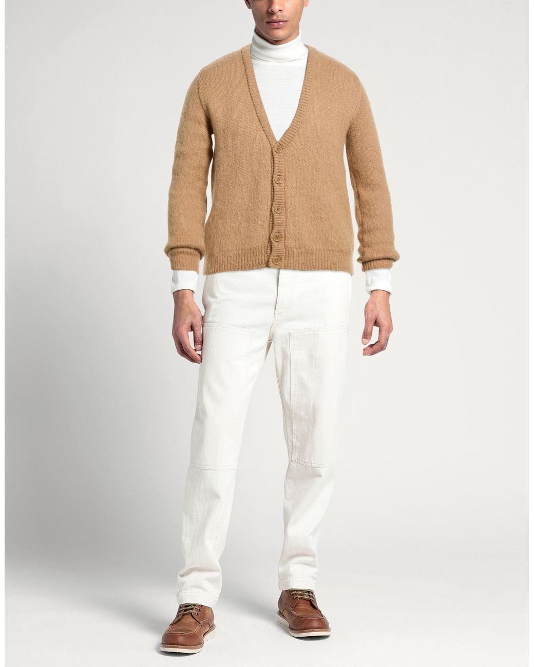 MARSĒM Natural Cardigan for men
