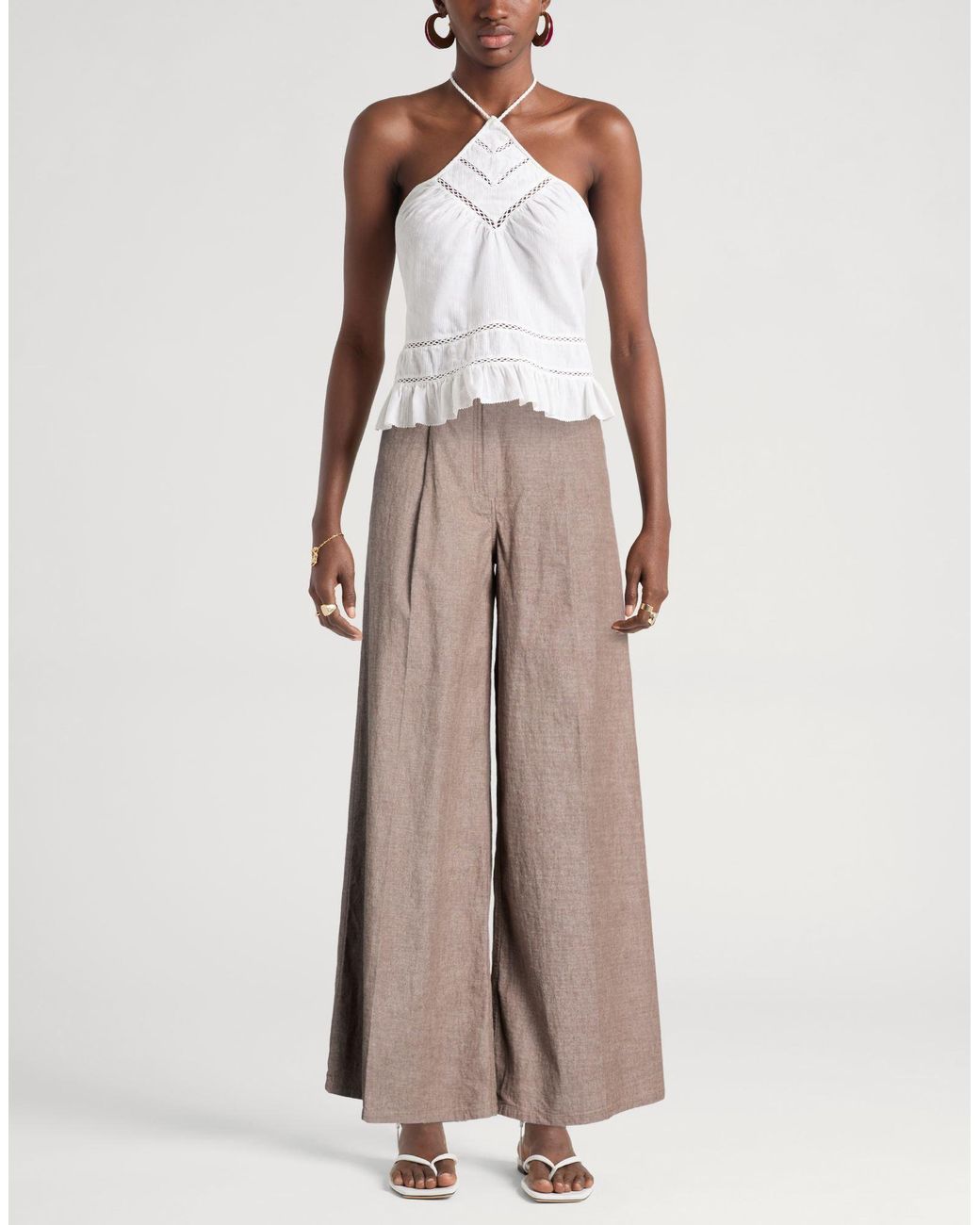REMAIN Birger Christensen Brown Pants