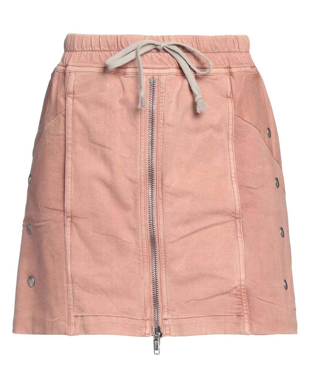 Rick Owens Pink Mini Skirt