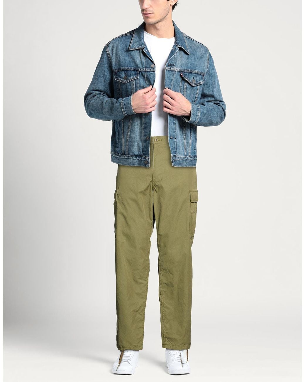 Human Made Green Military Pants Cotton, Nylon for men