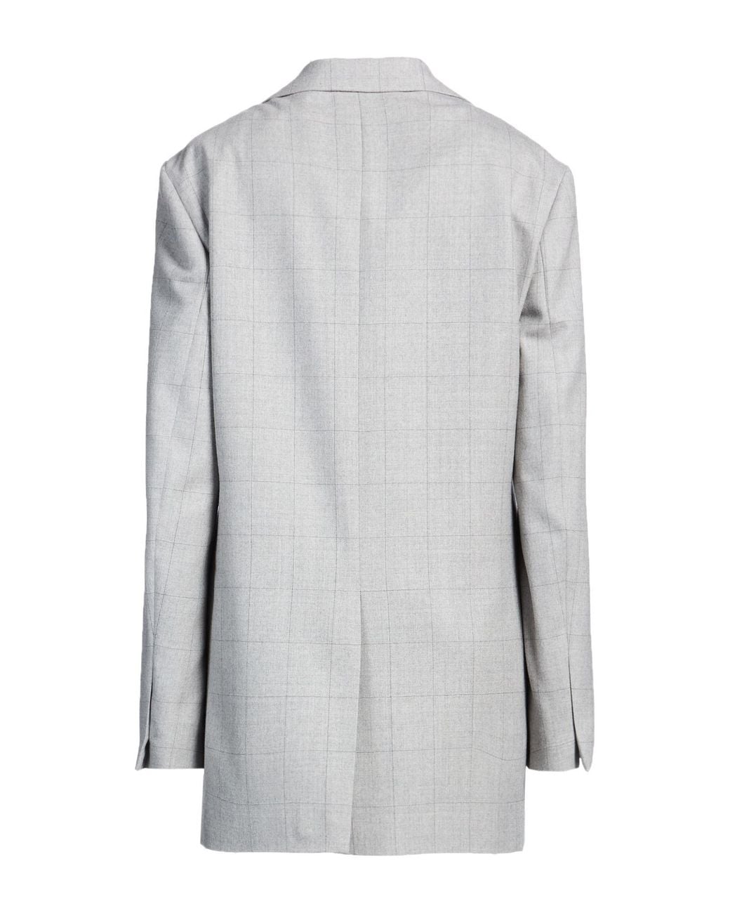 Dries Van Noten Gray Blazer Wool