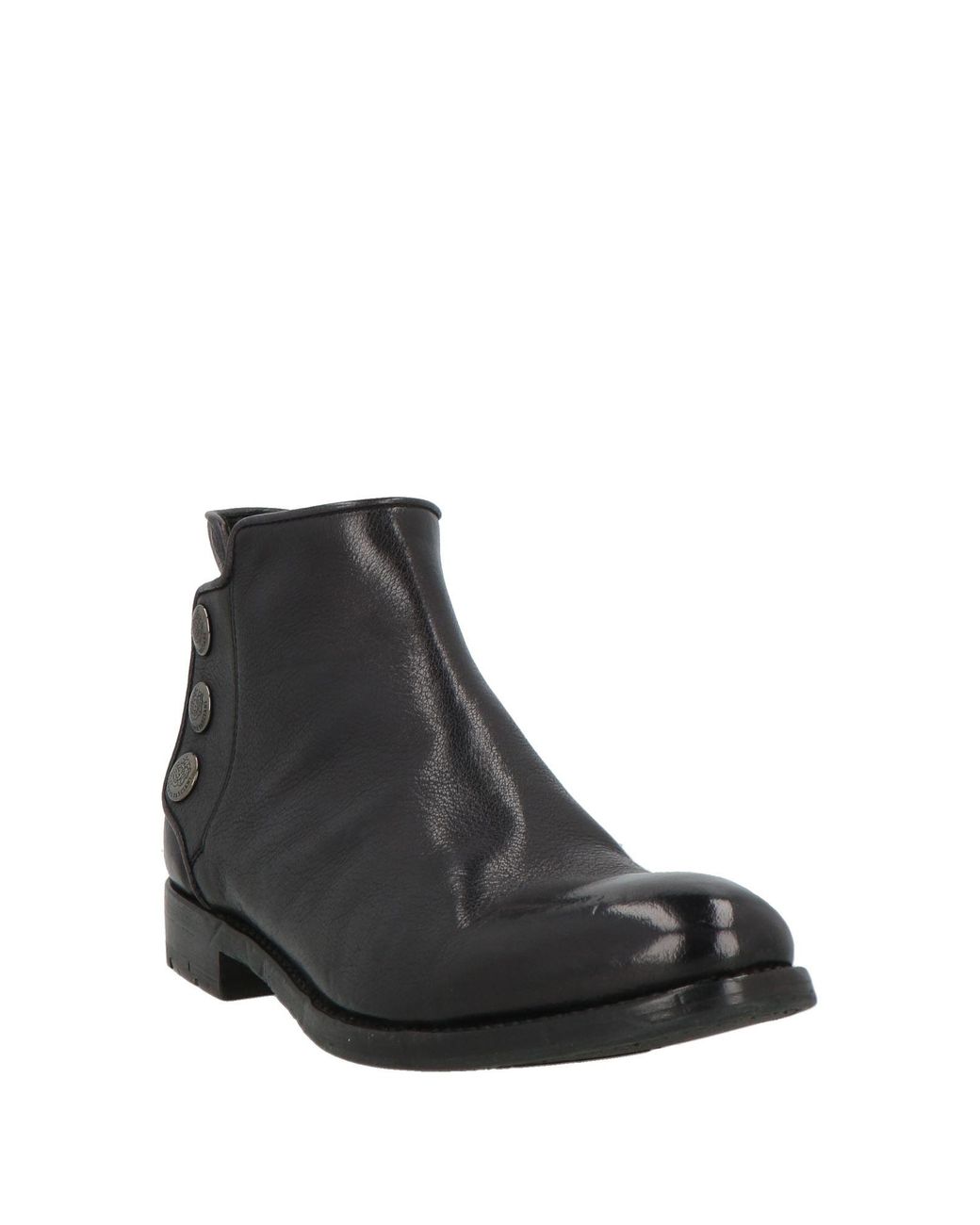 Alberto Fasciani Black Ankle Boots Leather
