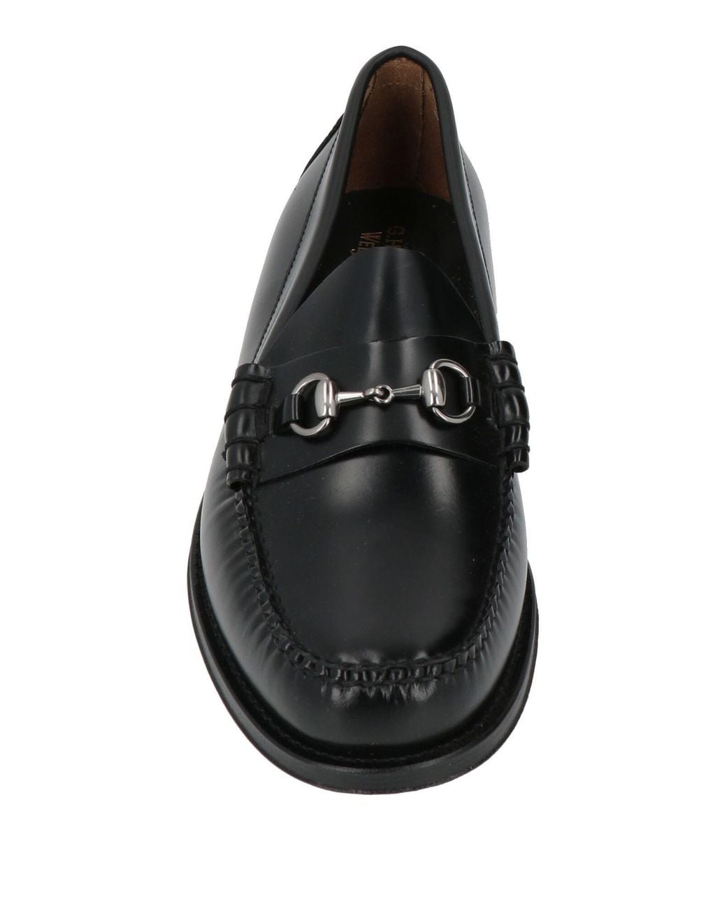G.H.BASS Black Loafers for men