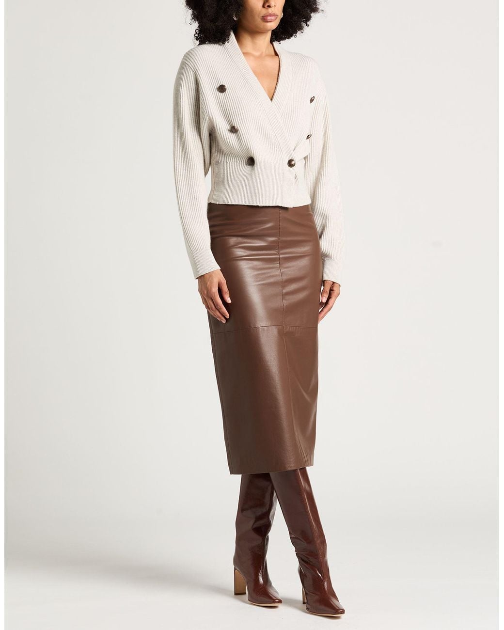 Brunello Cucinelli White Cardigan Cashmere