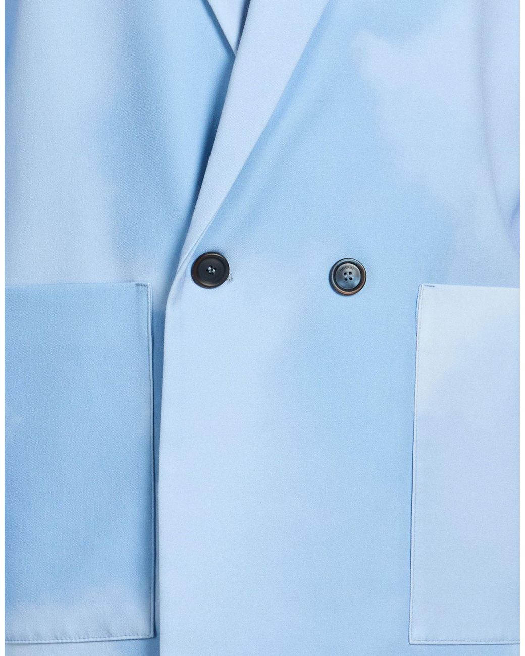 Imperial Blue Light Blazer Polyester, Viscose, Elastane for men