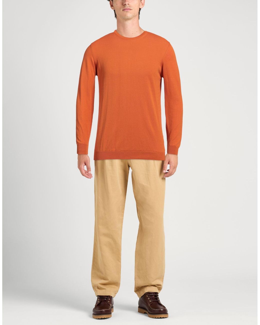 Pullover Alpha Studio de hombre de color Orange