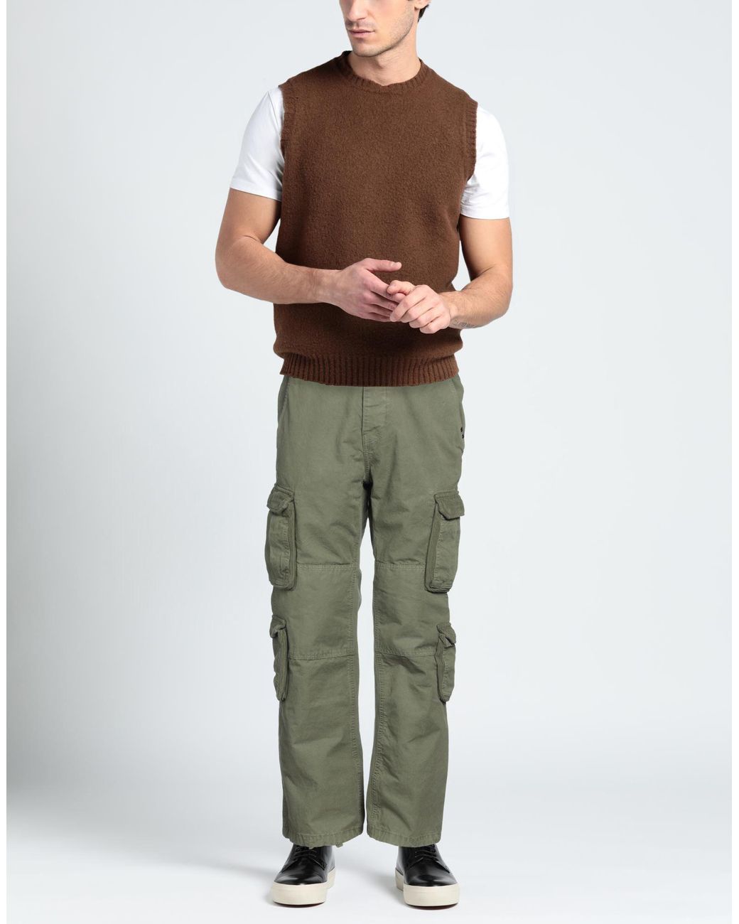 Amish Supplies Green Pants Cotton for men