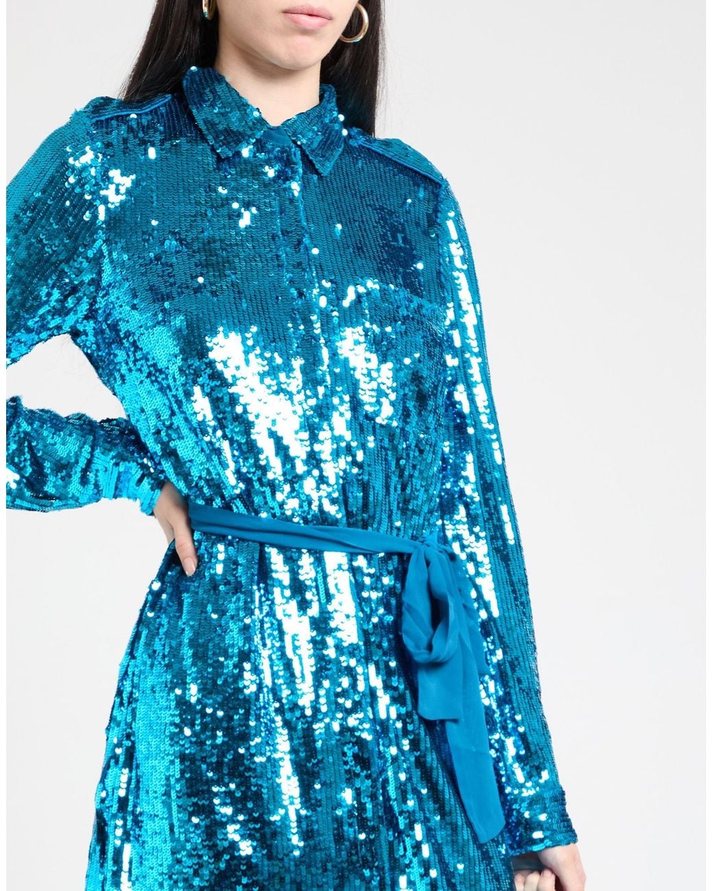 Pinko Blue Mini Dress