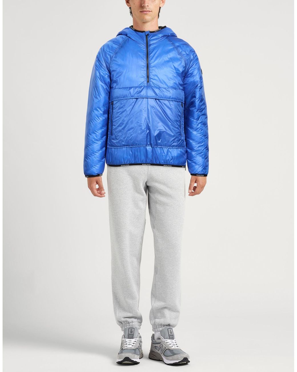 Woolrich Blue Jacket Polyamide for men