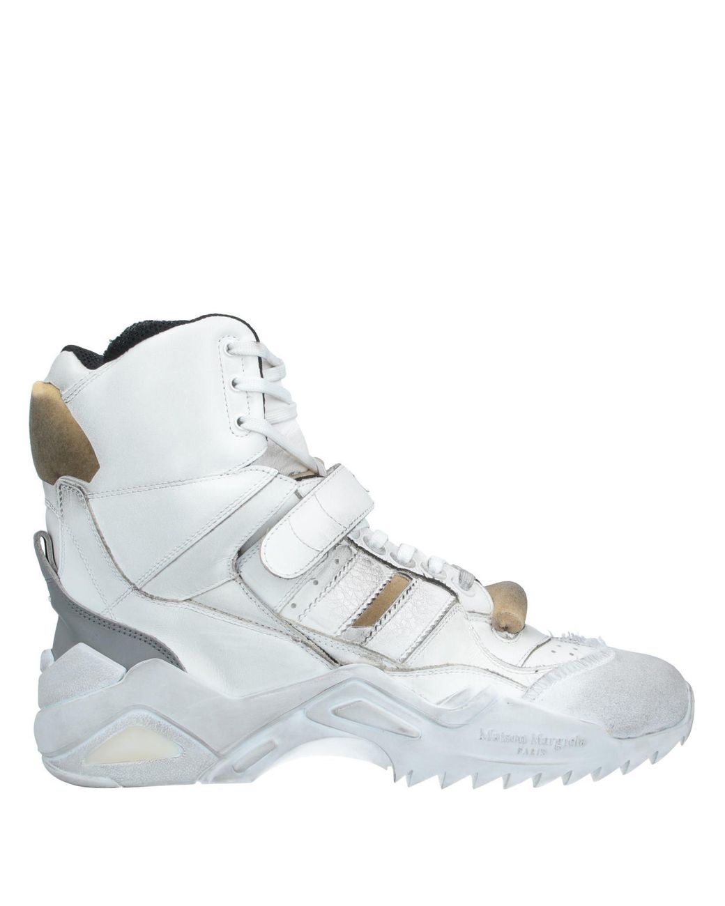 maison margiela white high top