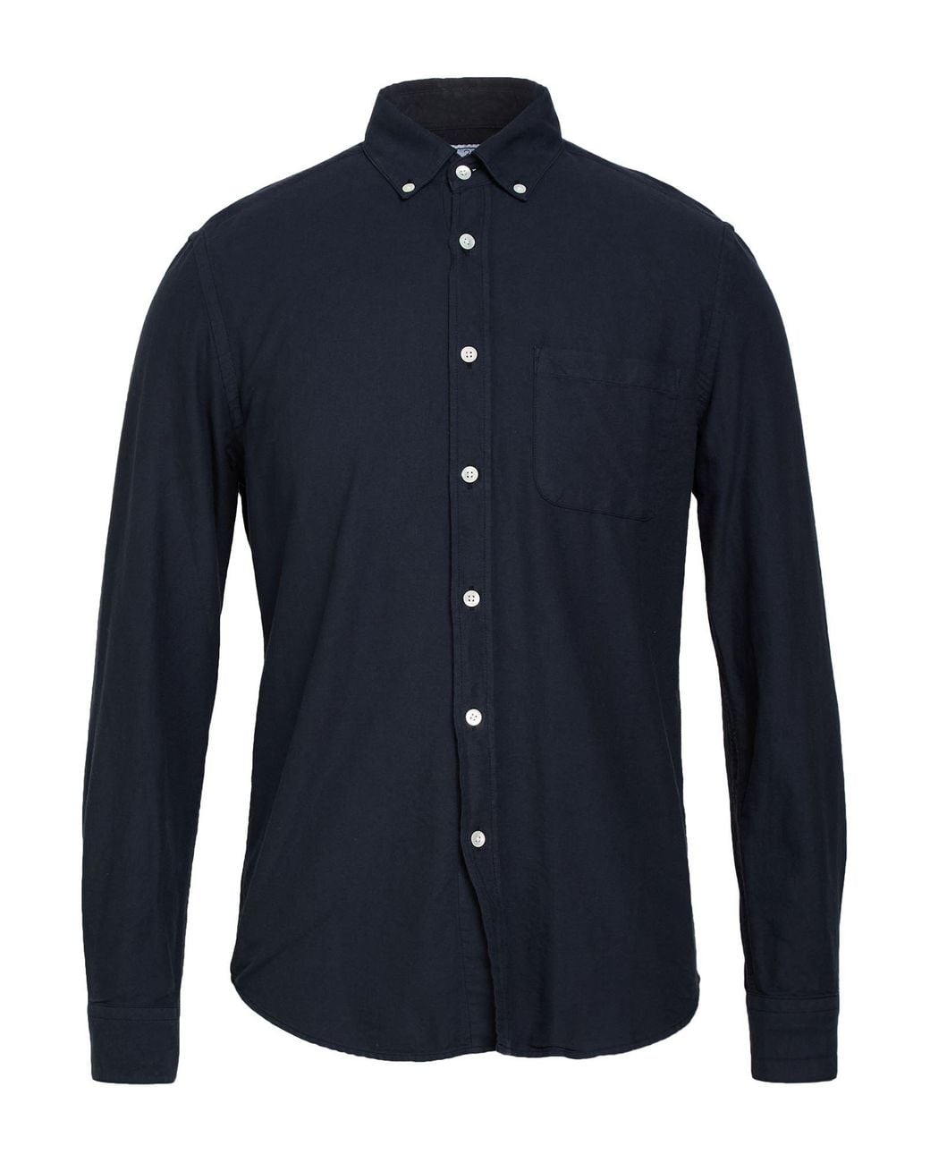 Portuguese Flannel Blue Shirt Cotton for men