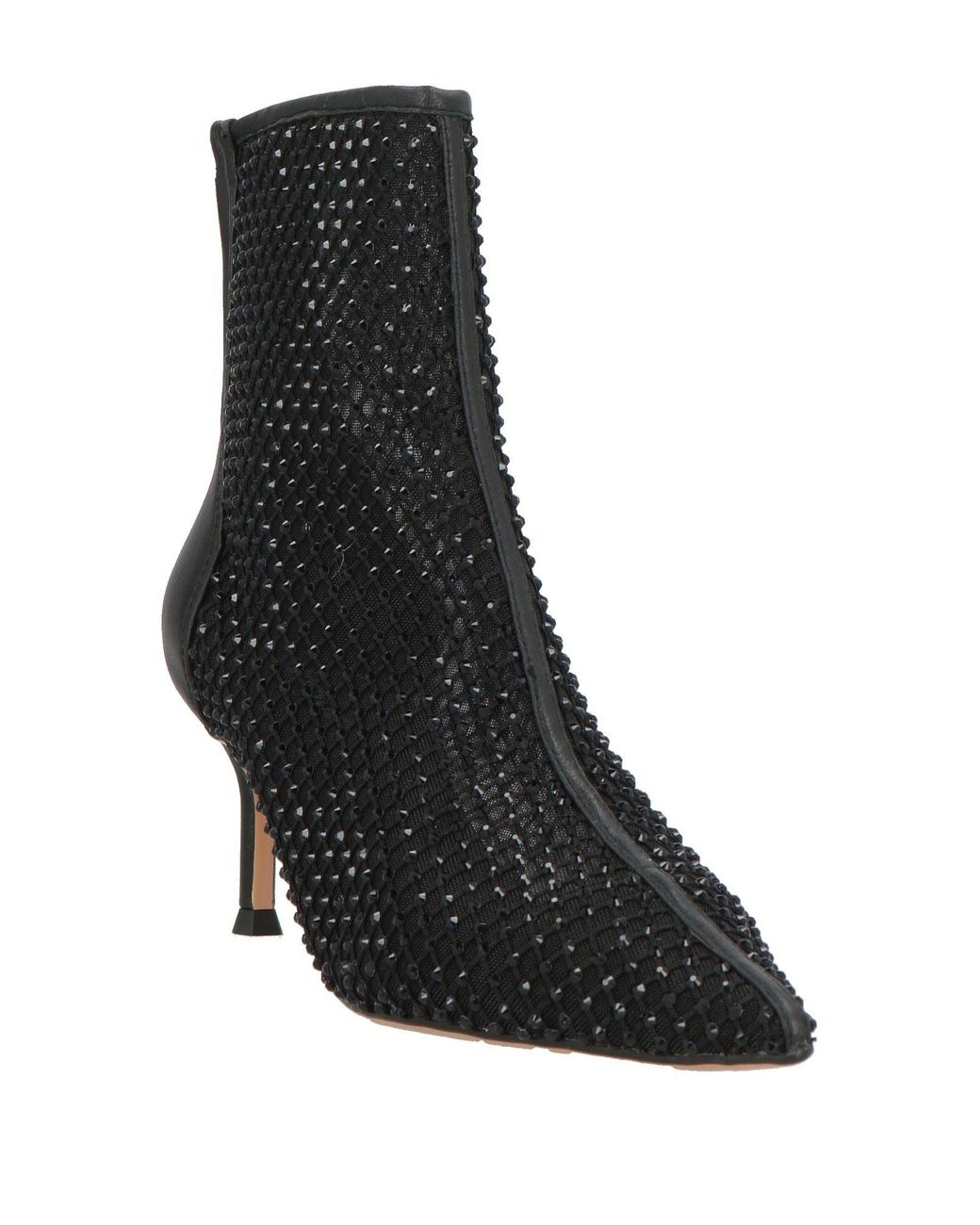 Lola Cruz Black Ankle Boots