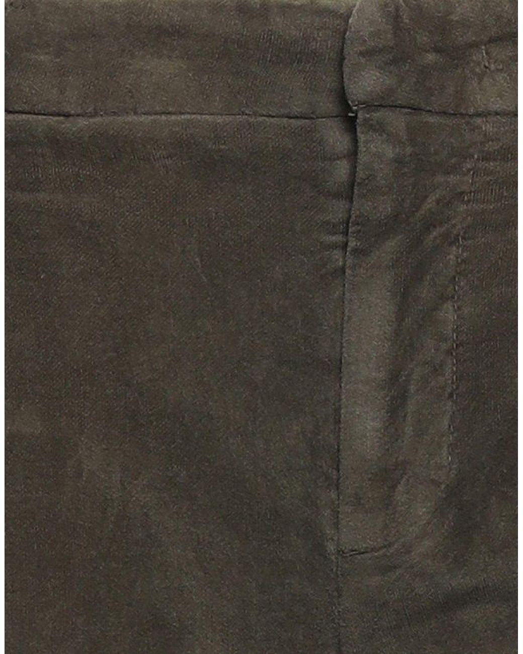 Entre Amis Gray Pants Cotton, Elastane for men