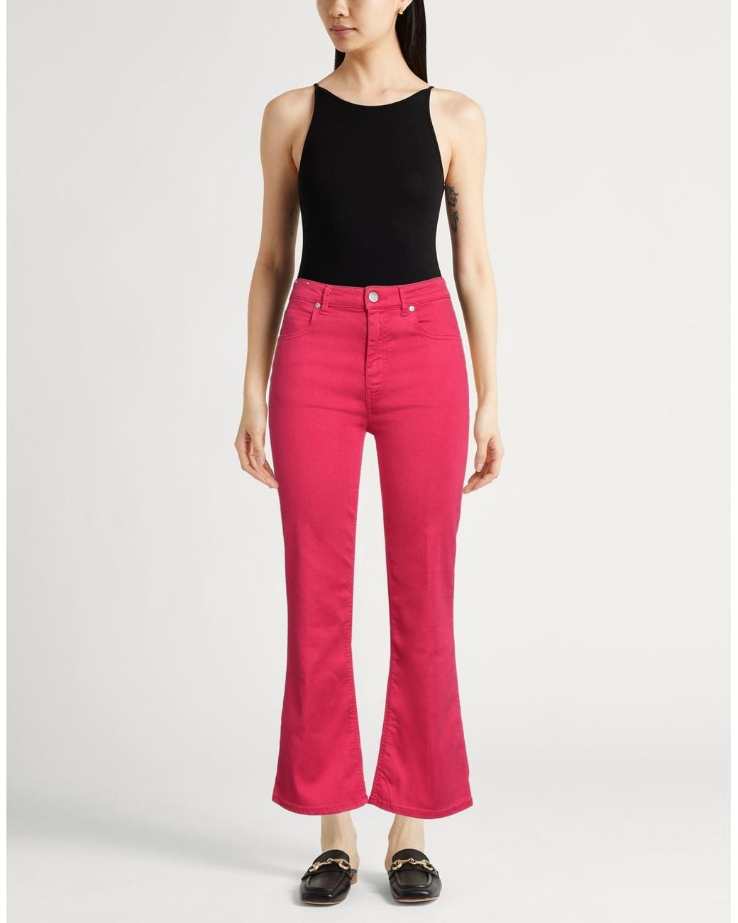 PT Torino Red Jeans Lyocell, Cotton, Polyester, Elastane