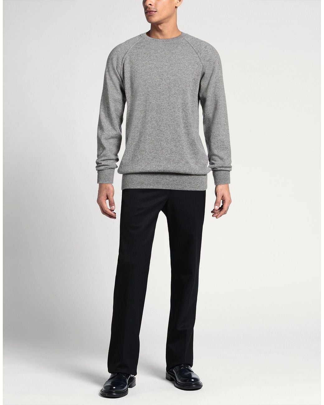 FILIPPO DE LAURENTIIS Gray Sweater Cashmere for men