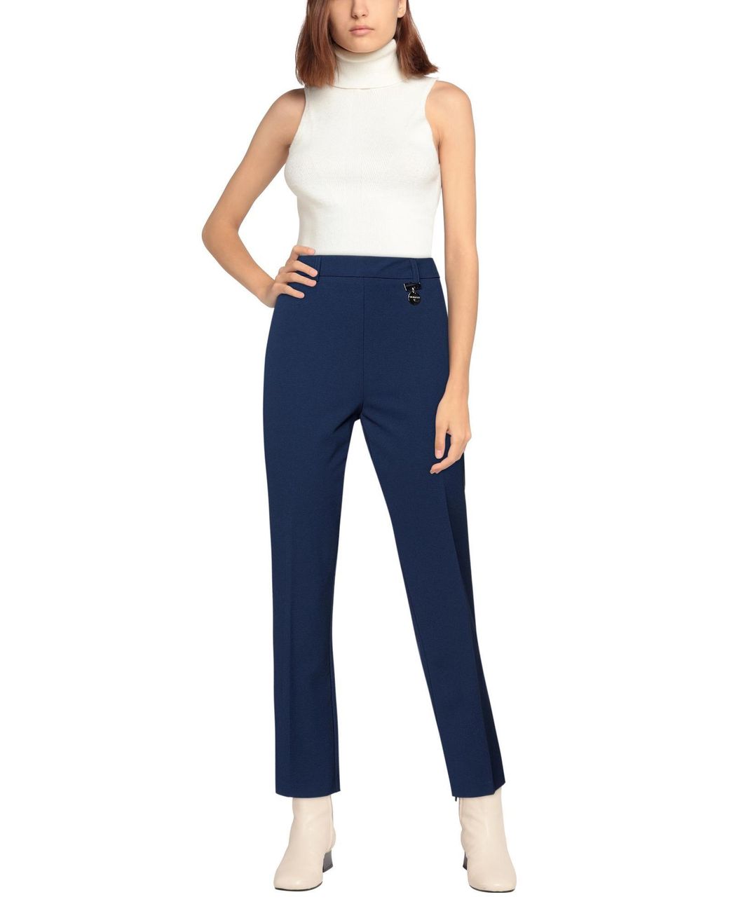 Cristinaeffe Blue Pants Elastomultiester