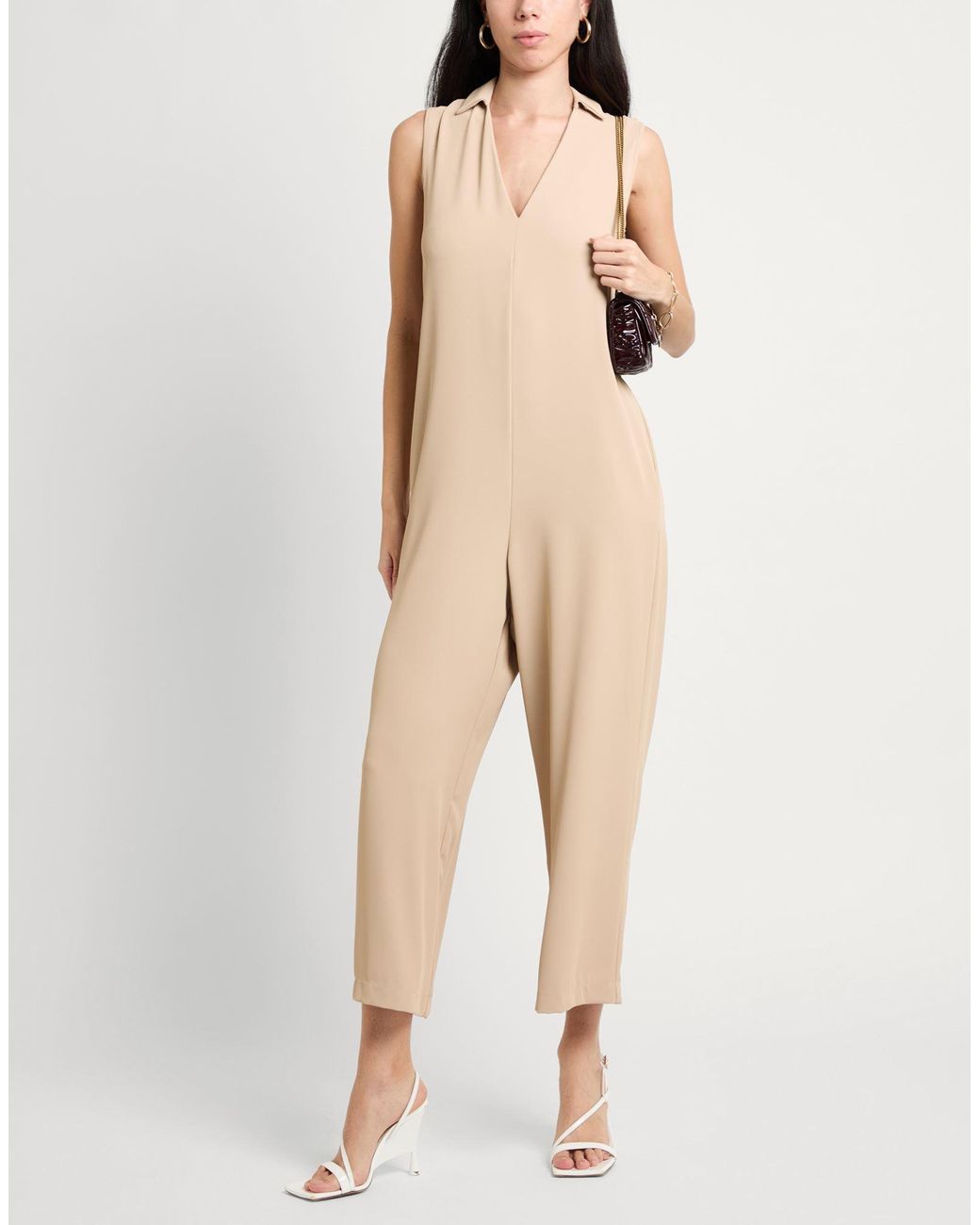 Please Natural Jumpsuit Polyester, Elastane