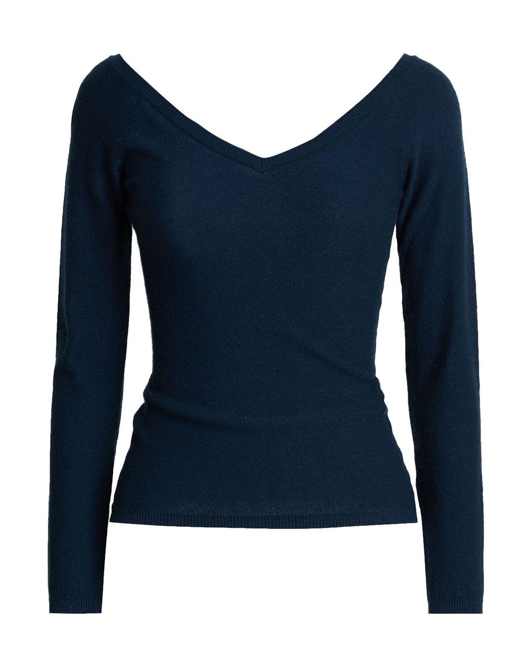 Lamberto Losani Blue Sweater Cashmere, Elastane