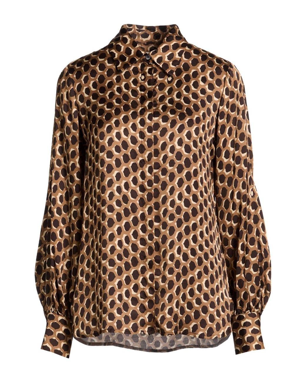 Ottod'Ame Brown Caring Shirt Viscose