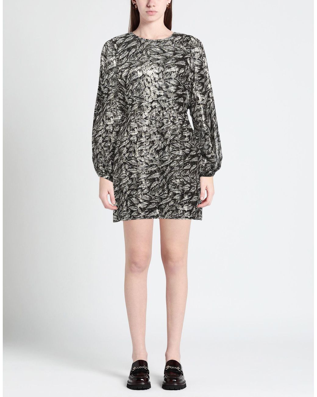 Patrizia Pepe Gray Mini Dress