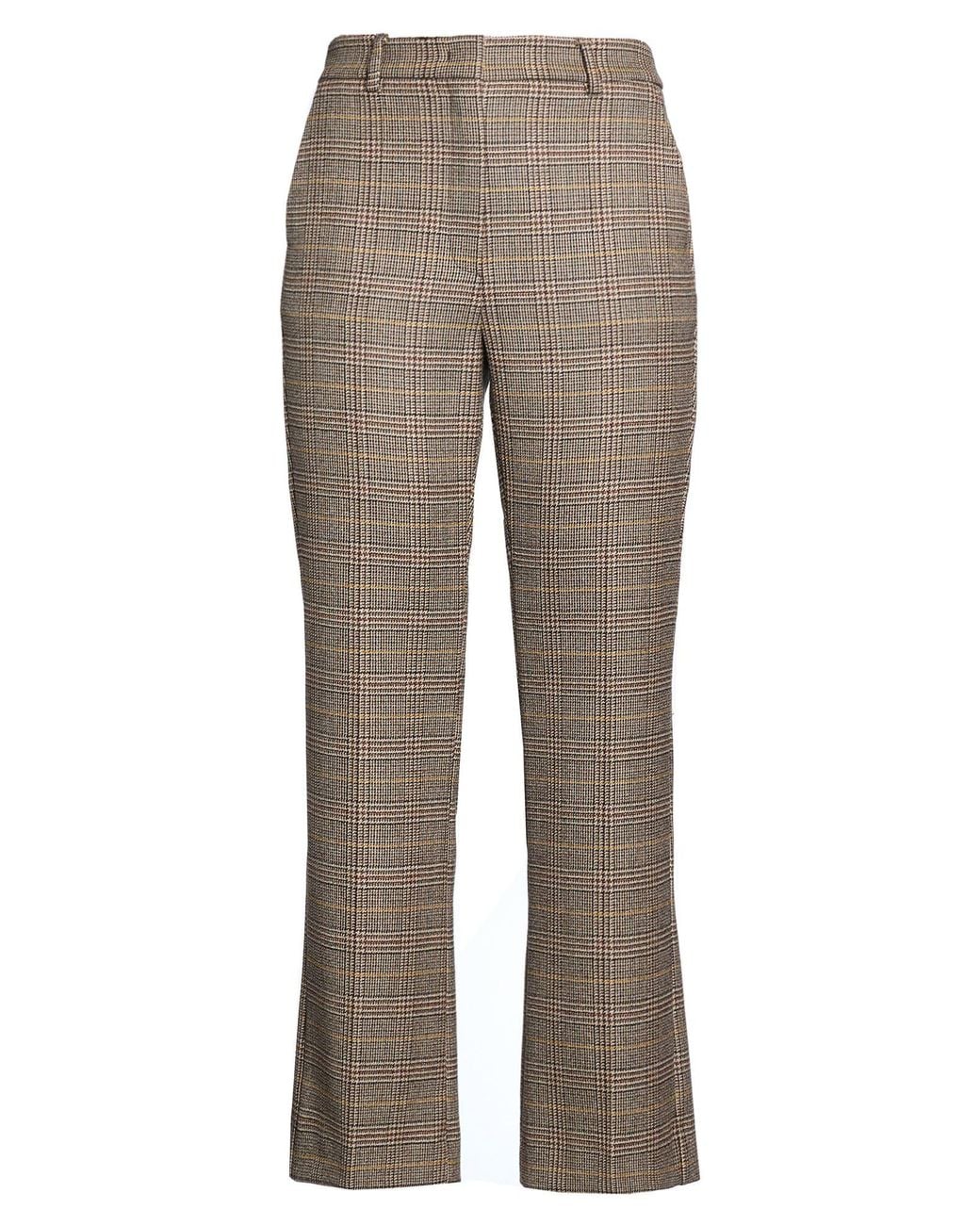 Weekend by Maxmara Gray Light Pants Virgin Wool