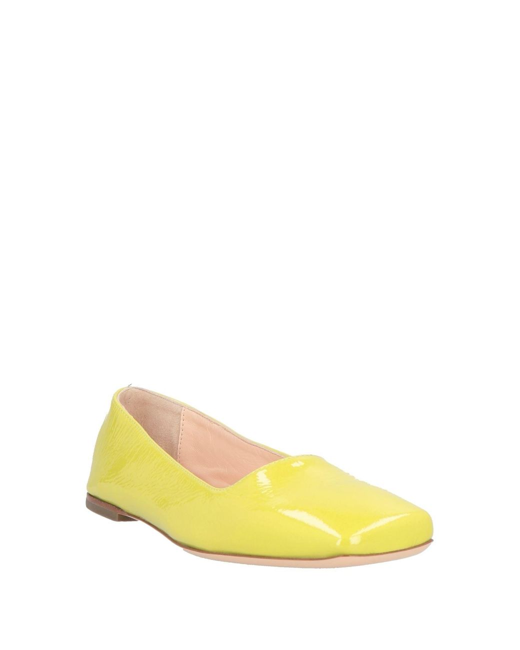Agl Attilio Giusti Leombruni Yellow Ballet Flats Leather