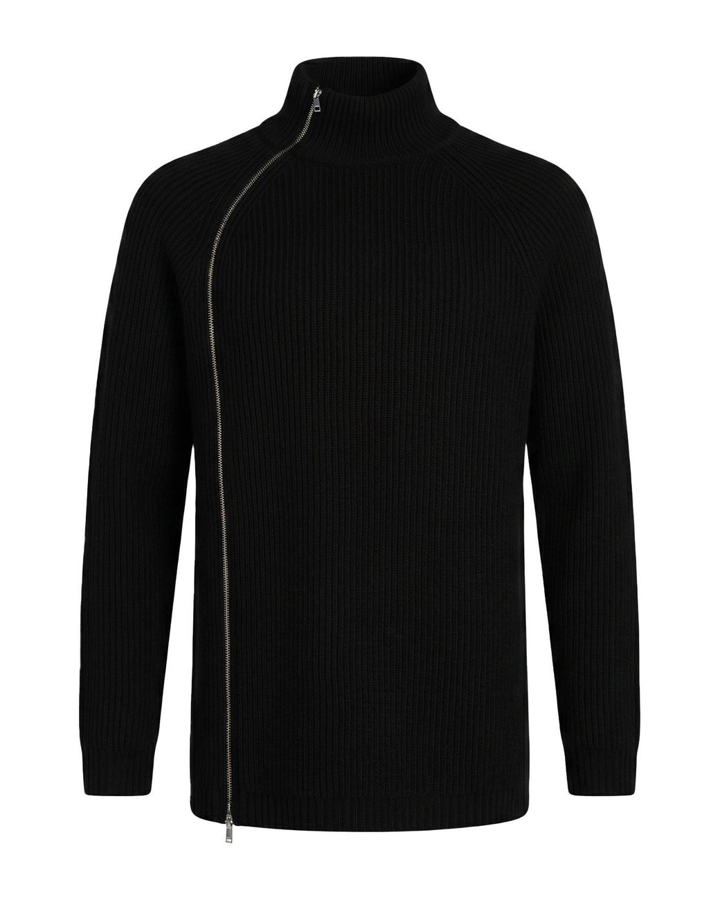 Alpha Studio Black Strickjacke