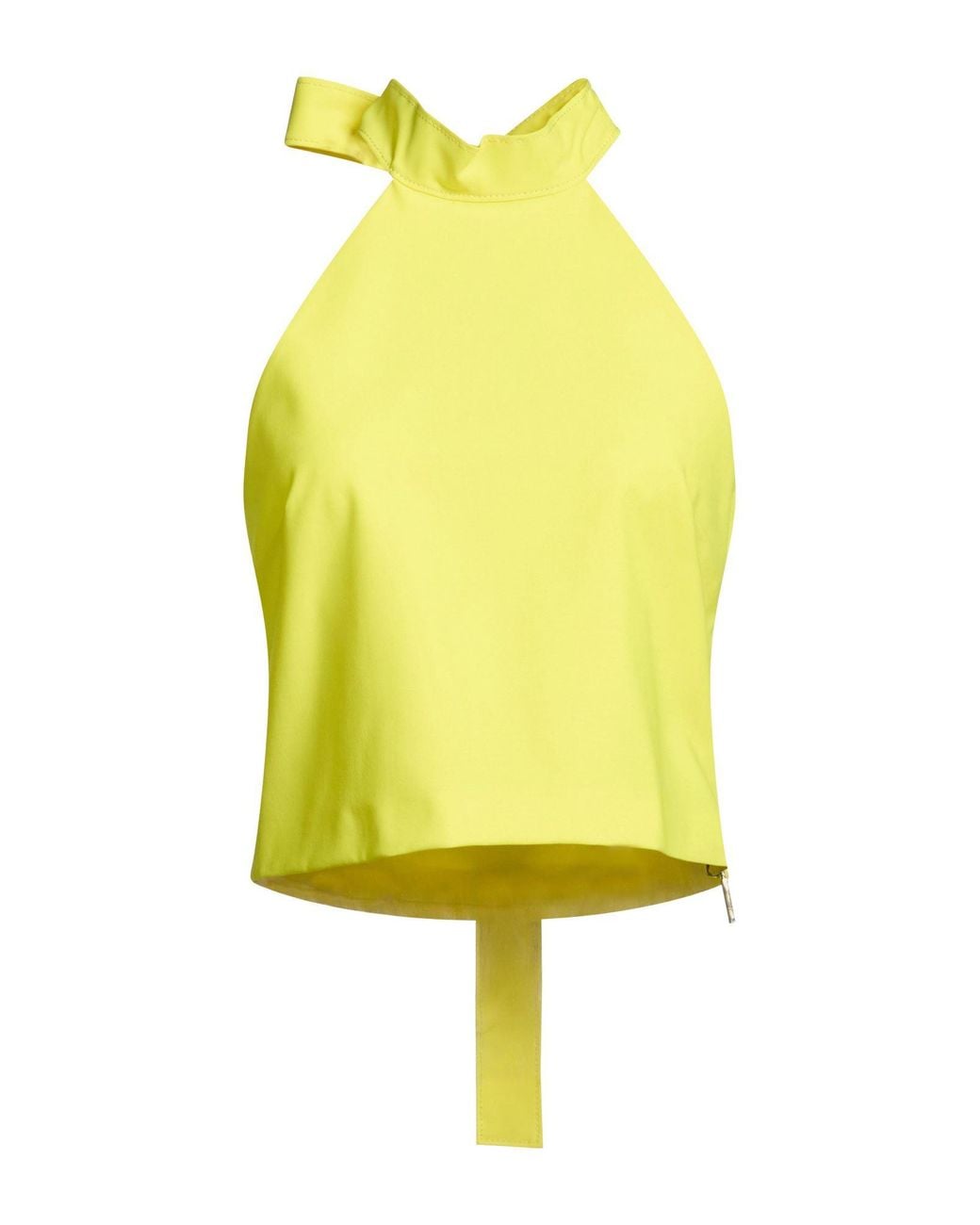 MSGM Yellow Top Virgin Wool, Elastane