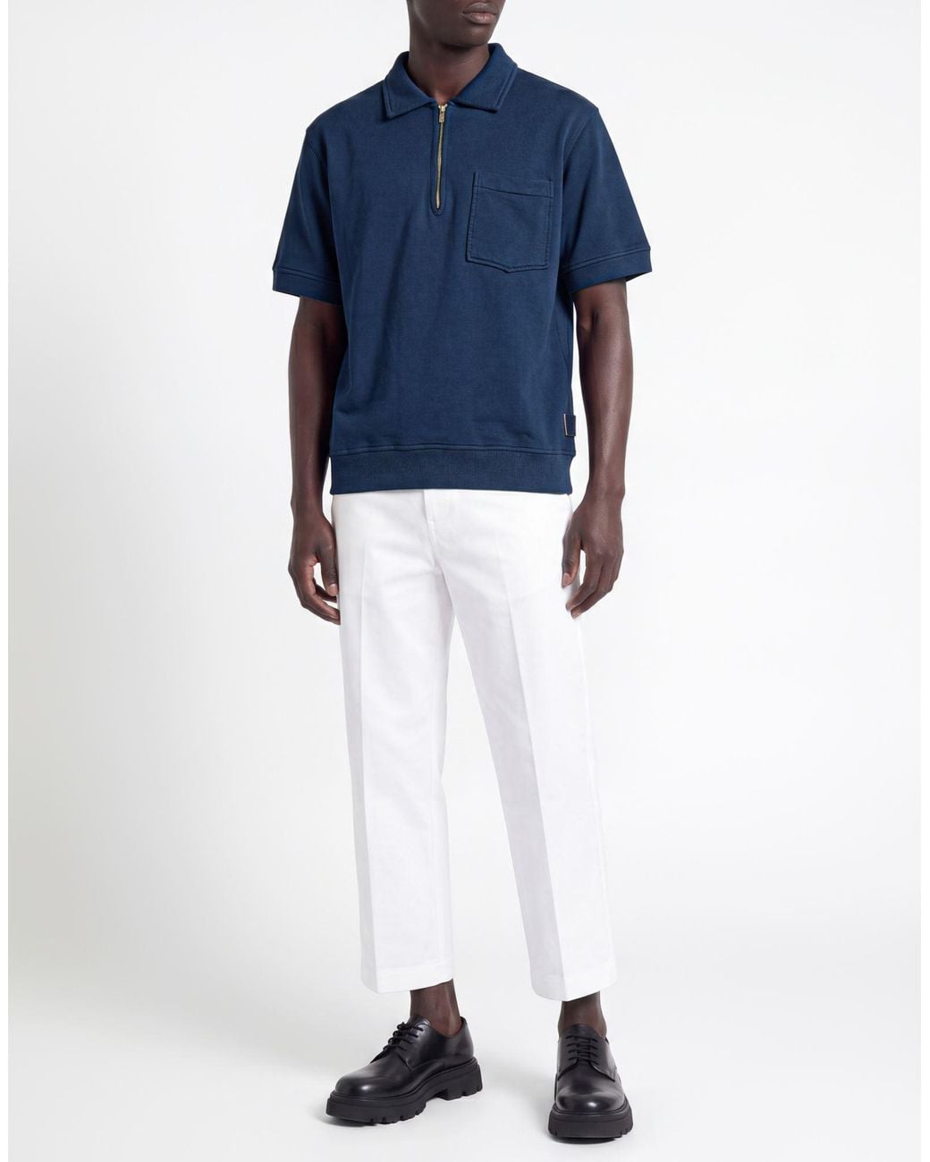 Fortela Blue Polo Shirt for men
