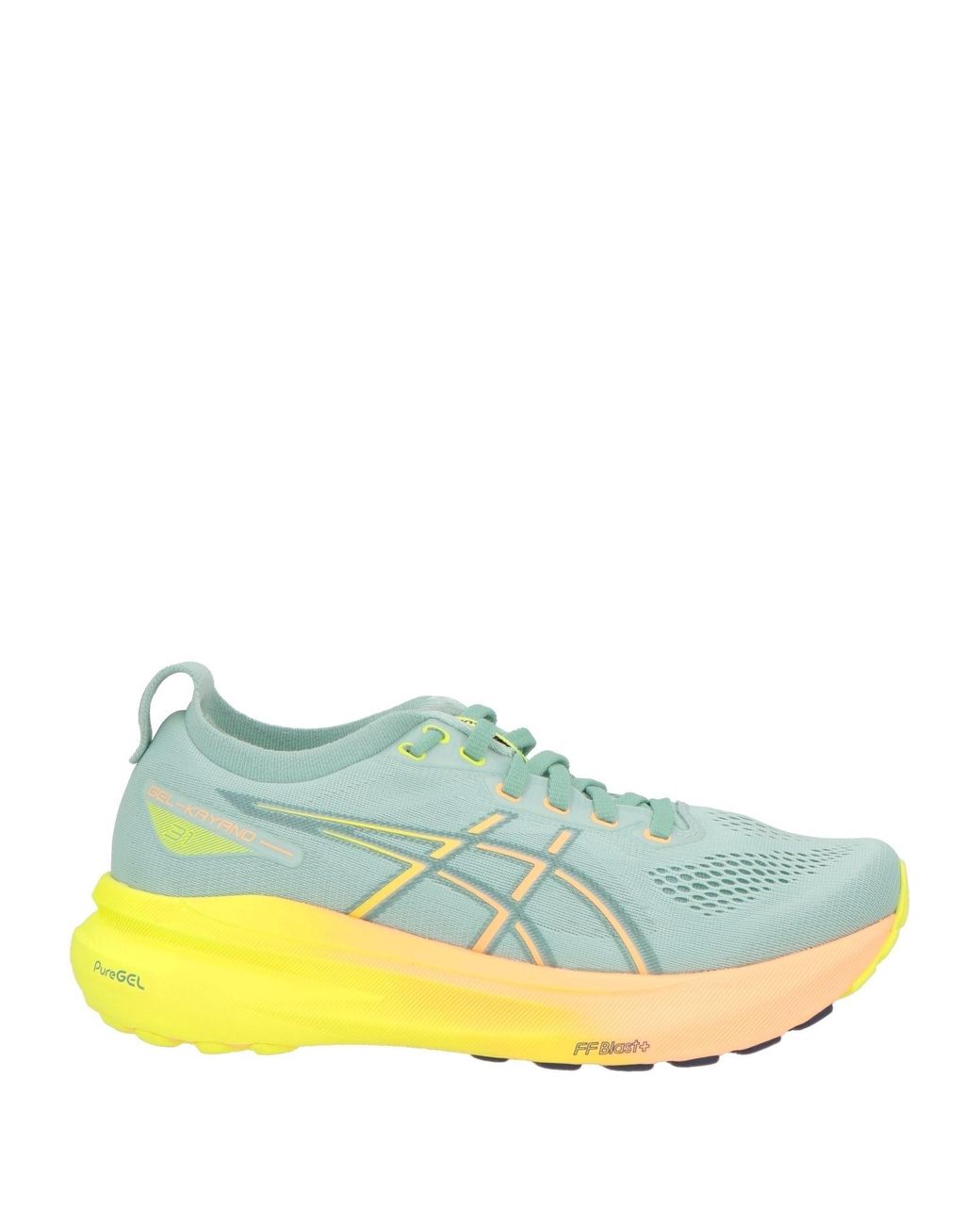 Asics Yellow Light Sneakers Textile Fibers