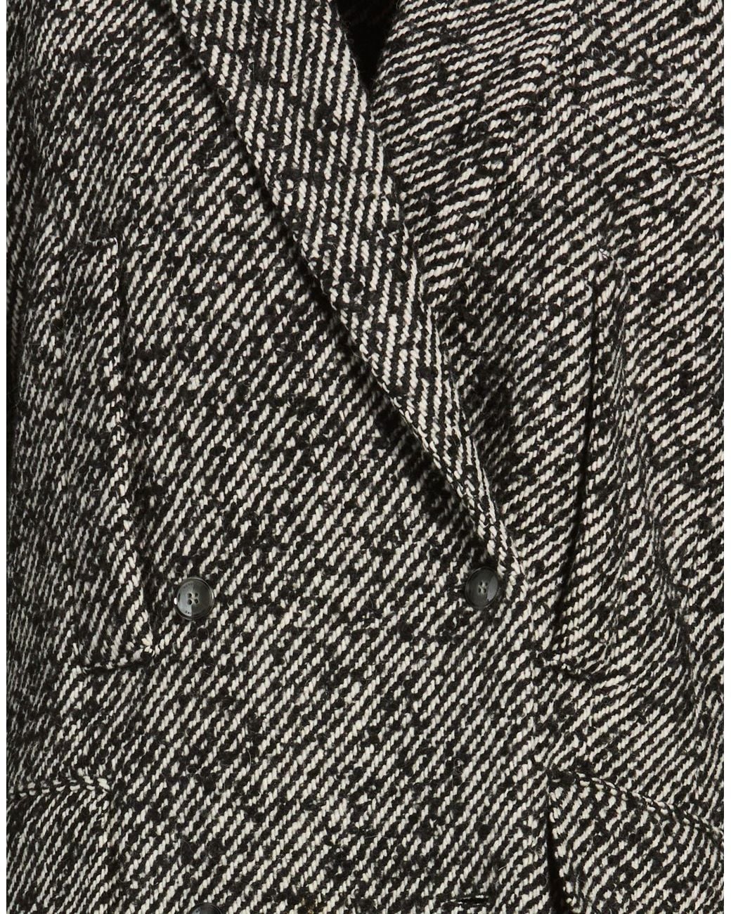 Herskind Gray Coat Wool, Acrylic, Polyester