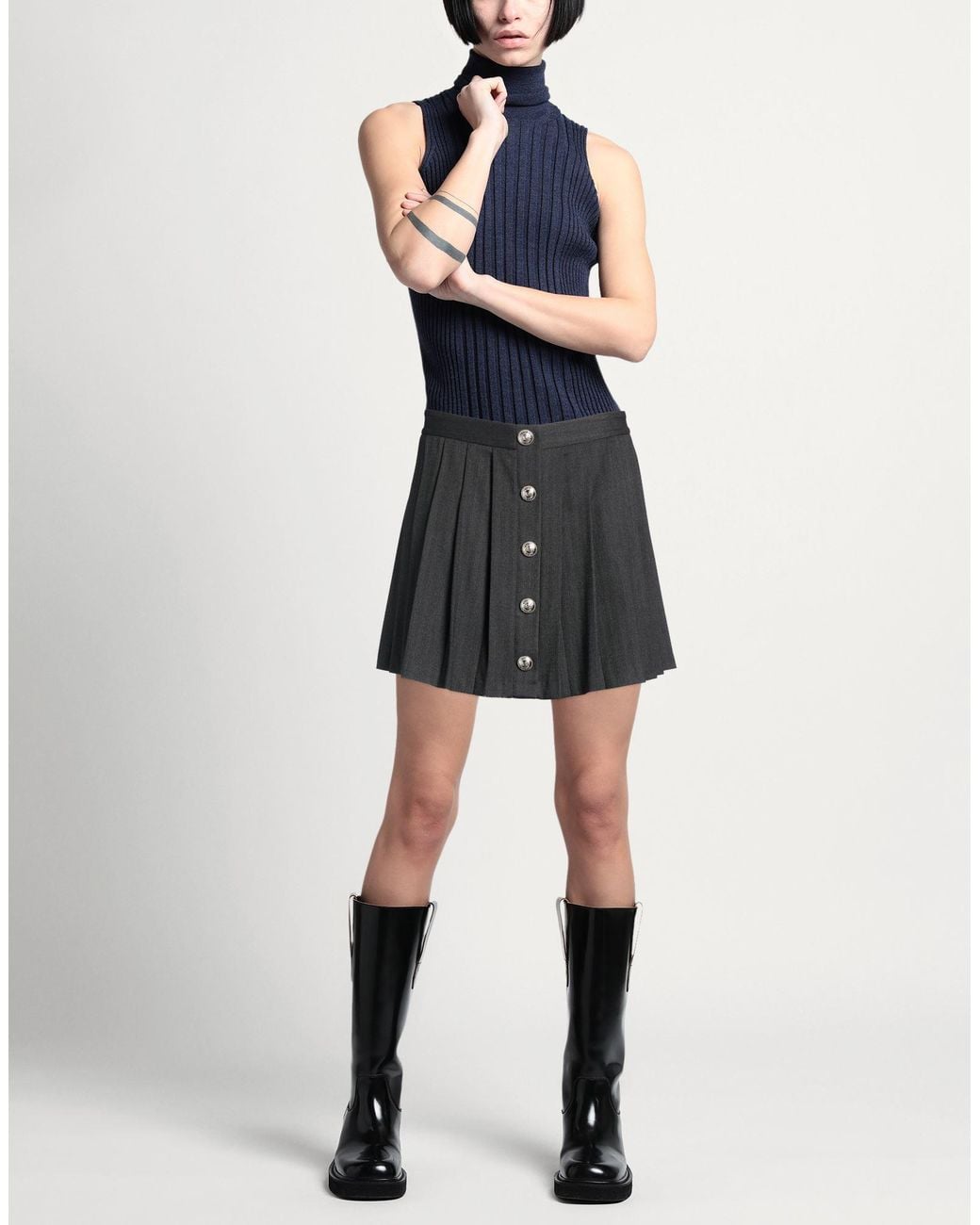 W Les Femmes By Babylon Black Mini Skirts