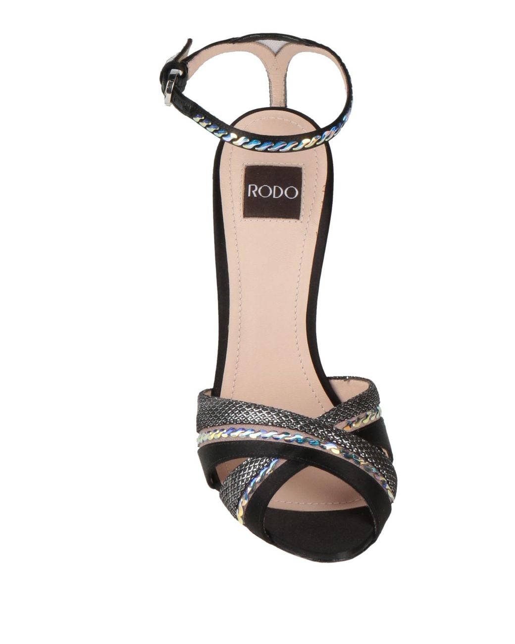 Rodo Black Sandals
