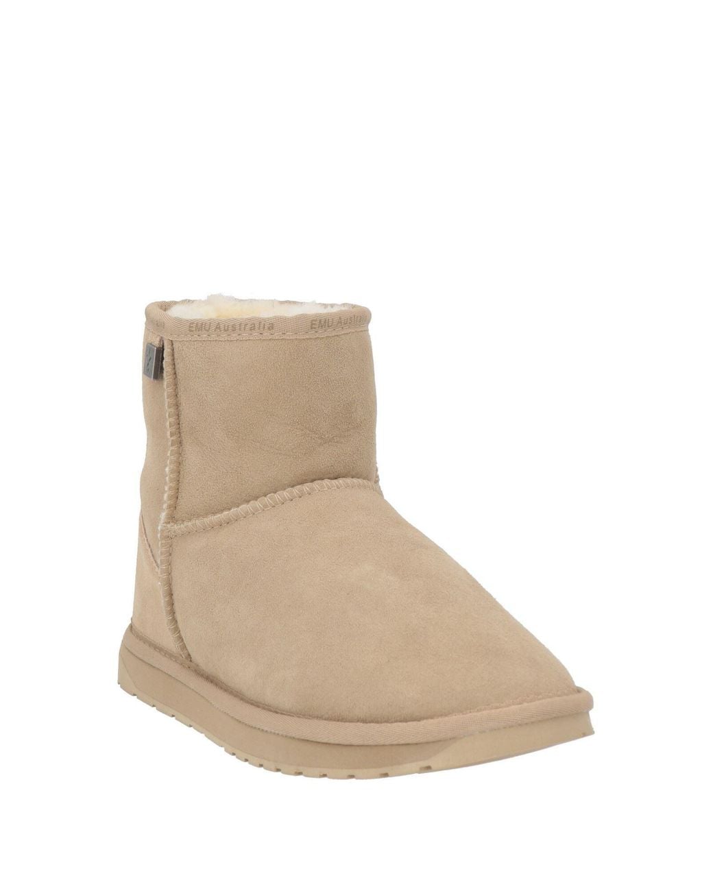 EMU Natural Ankle Boots Leather