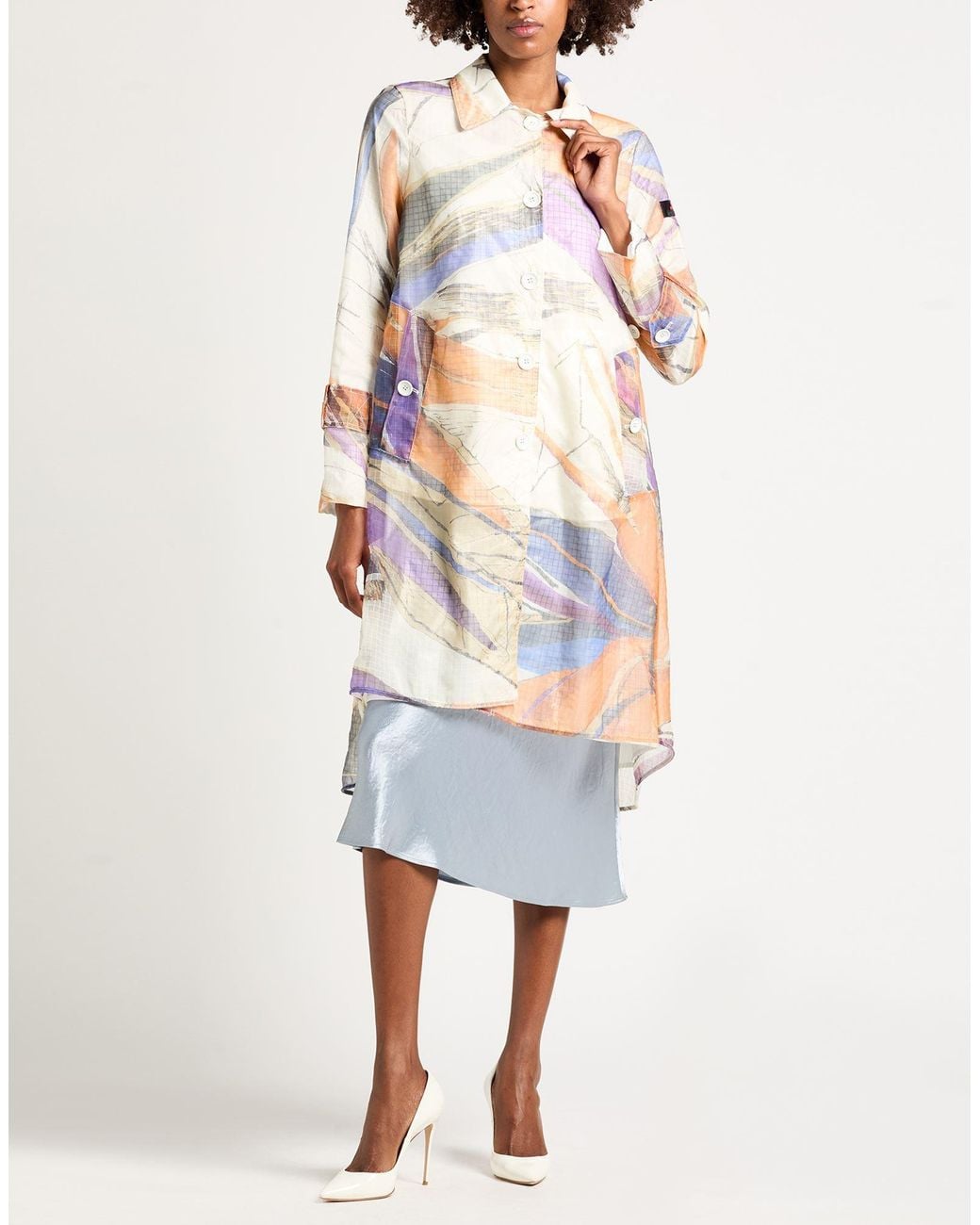Peuterey White Overcoat & Trench Coat